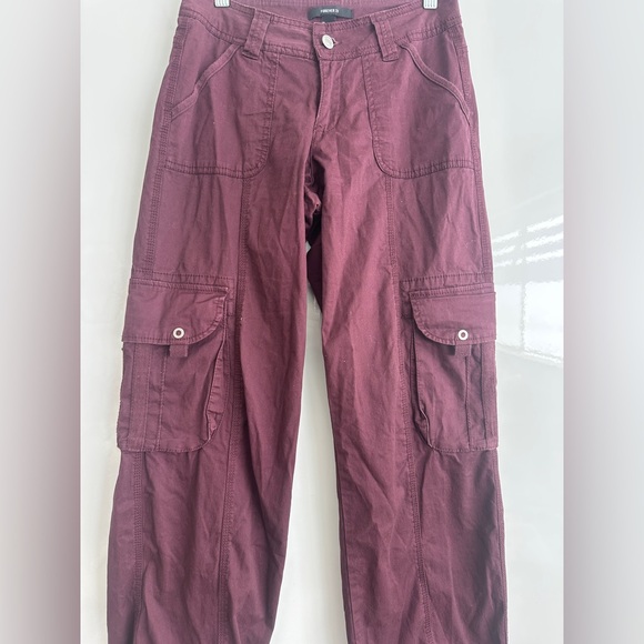 Forever 21 Burgundy Cargo Pants! - Picture 5 of 9